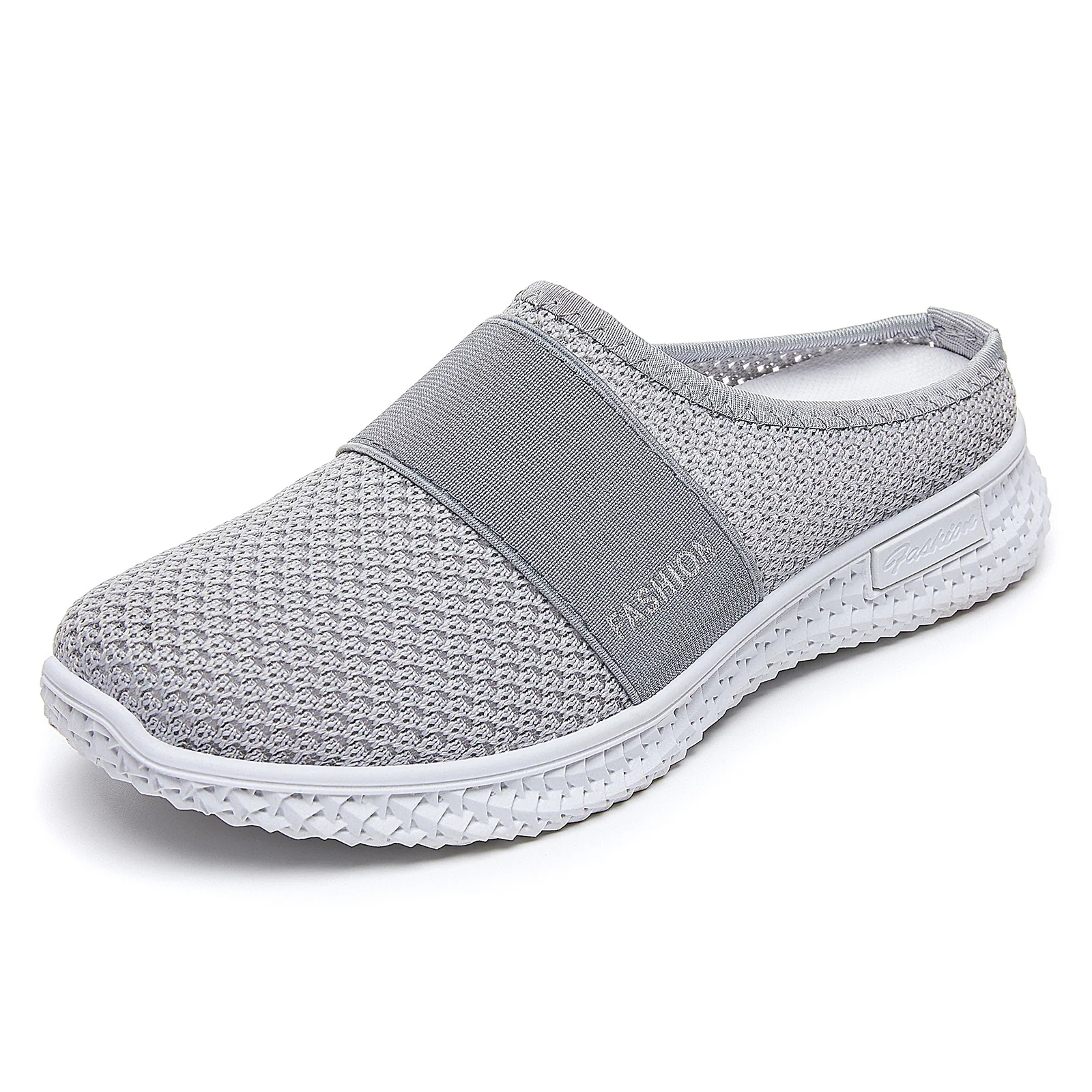 Damen Hausschuhe mit flexiblem Strickoberteil und rutschfester Außensohle Heidi Mode - Image 6