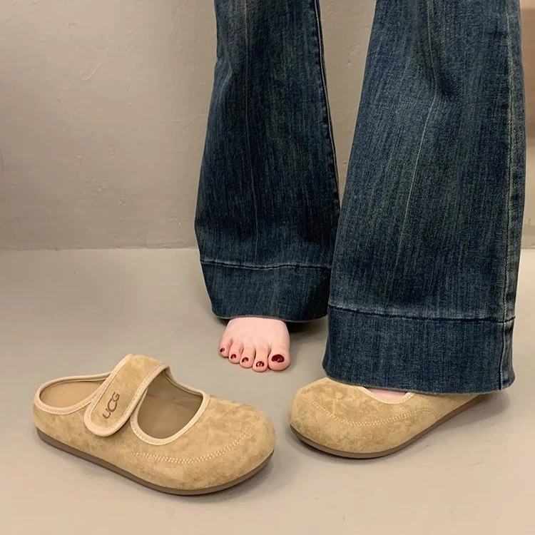 Damen Hausschuhe mit individueller Klettverschlussgestaltung Heidi Mode - Image 3