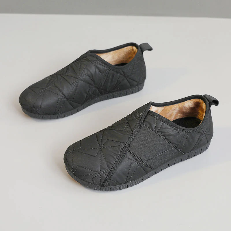 Damen Hausschuhe mit isolierendem Fleece-Innenfutter und rutschfester Sohle Heidi Mode - Image 8