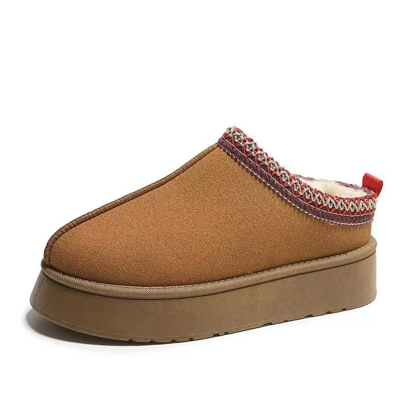 Damen Hausschuhe mit komfortabler Sohle und dekorativem Strickrand Heidi Mode - Image 8