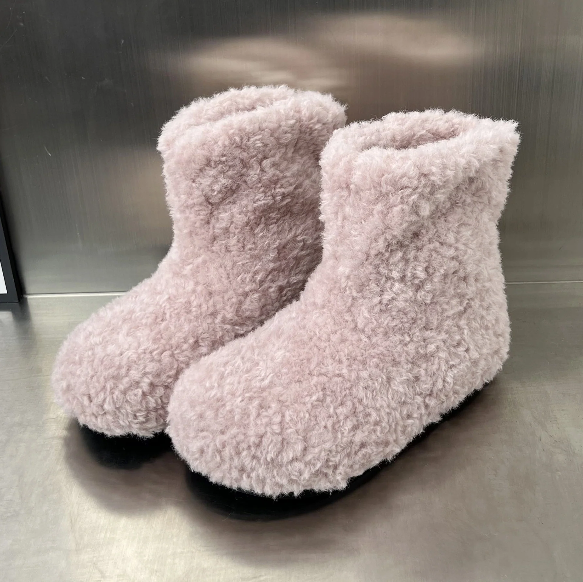 Damen Hausschuhe mit kuscheligem Futter und rutschfester Sohle Heidi Mode