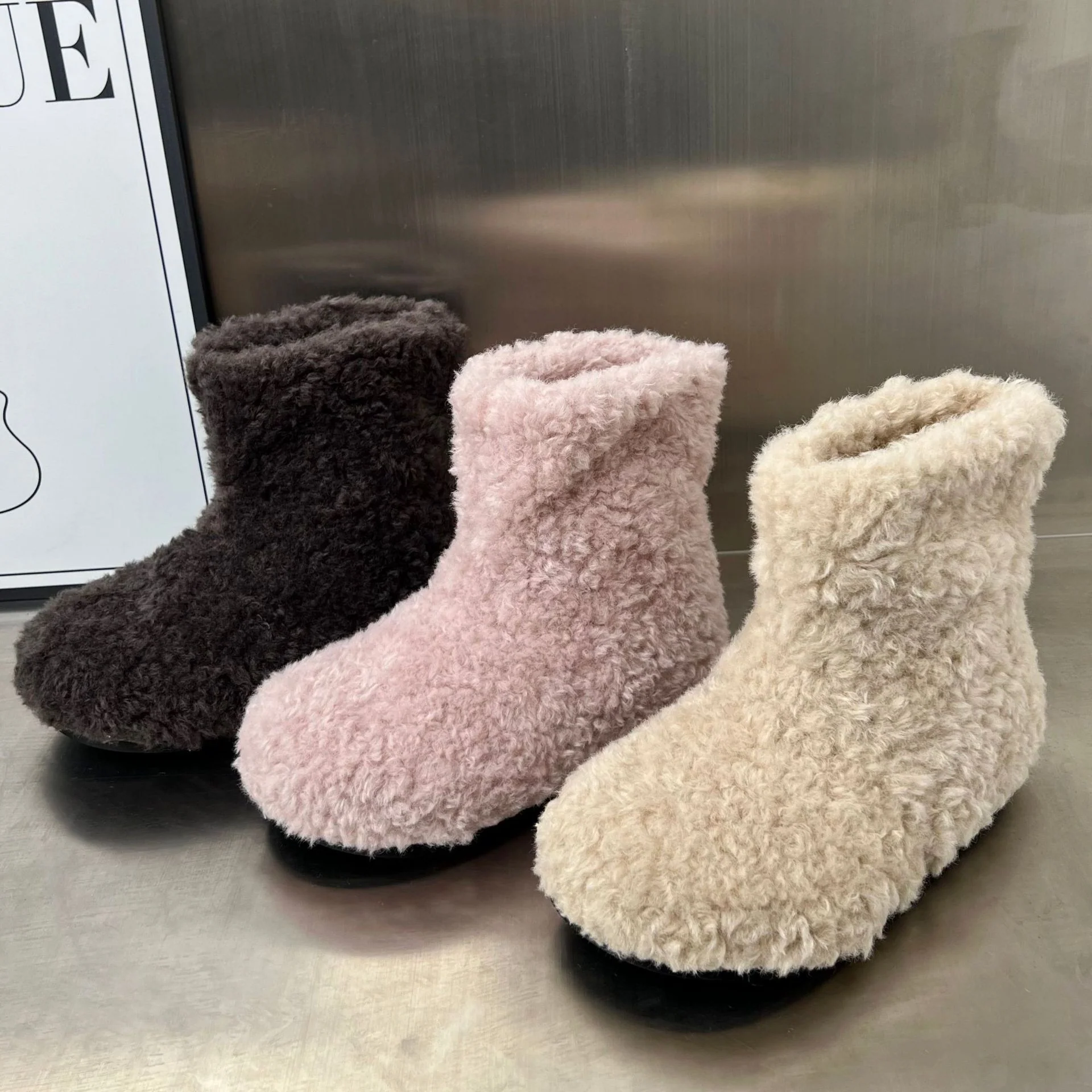 Damen Hausschuhe mit kuscheligem Futter und rutschfester Sohle Heidi Mode - Image 3