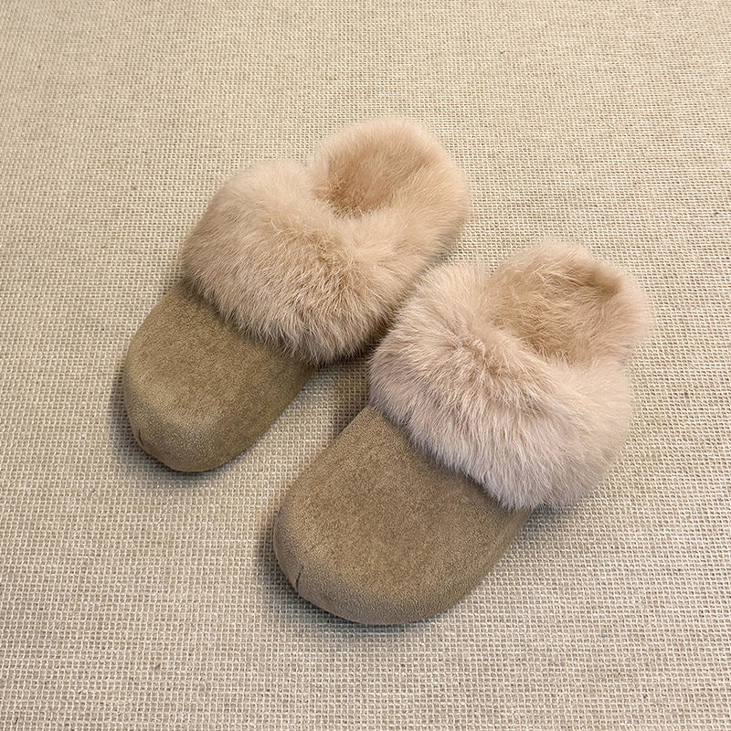 Damen Hausschuhe mit weichem Kunstfellrand Heidi Mode - Image 3