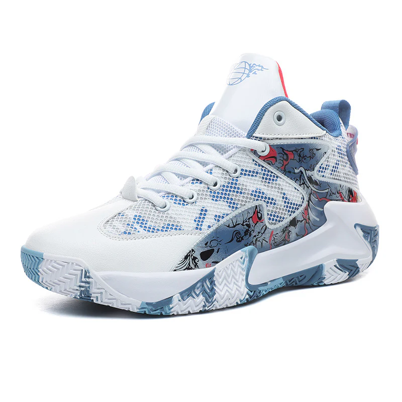 Damen High-Top Basketball-Sneaker mit atmungsaktiver Struktur und rutschfester Sohle Heidi Mode - Image 6
