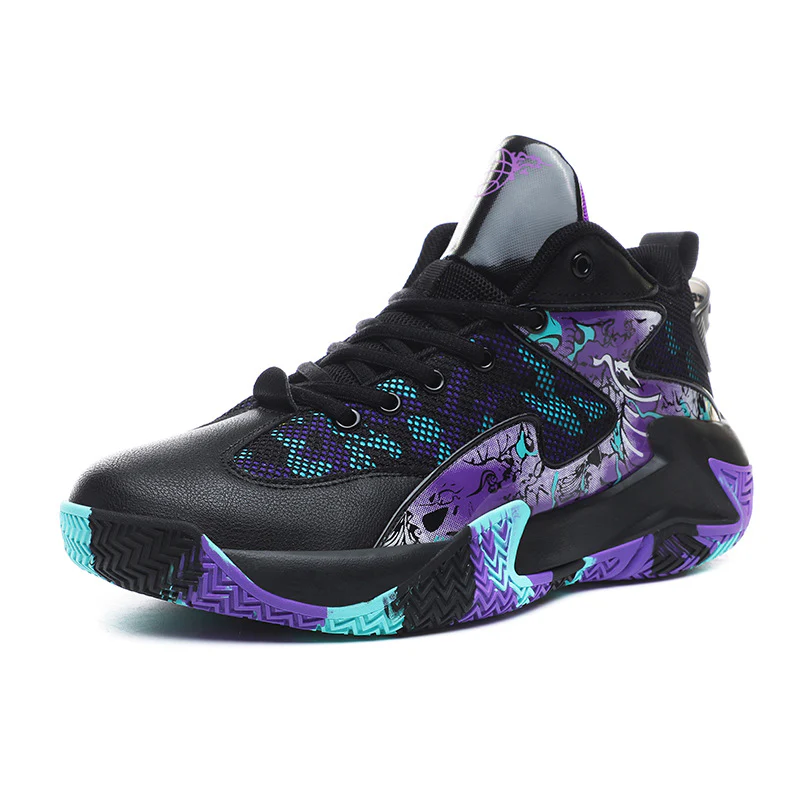 Damen High-Top Basketball-Sneaker mit atmungsaktiver Struktur und rutschfester Sohle Heidi Mode - Image 8