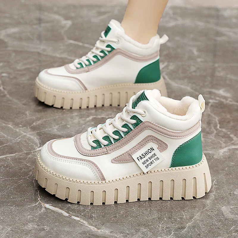 Damen High-Top Sneaker mit dämpfender Sohle und atmungsaktivem Design Heidi Mode - Image 3