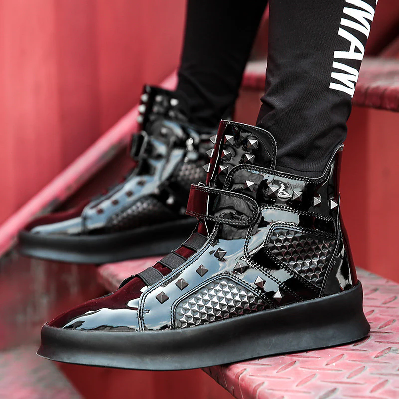 Damen High-Top Sneaker mit einzigartiger Netzstruktur und rutschfester Sohle Heidi Mode - Image 3
