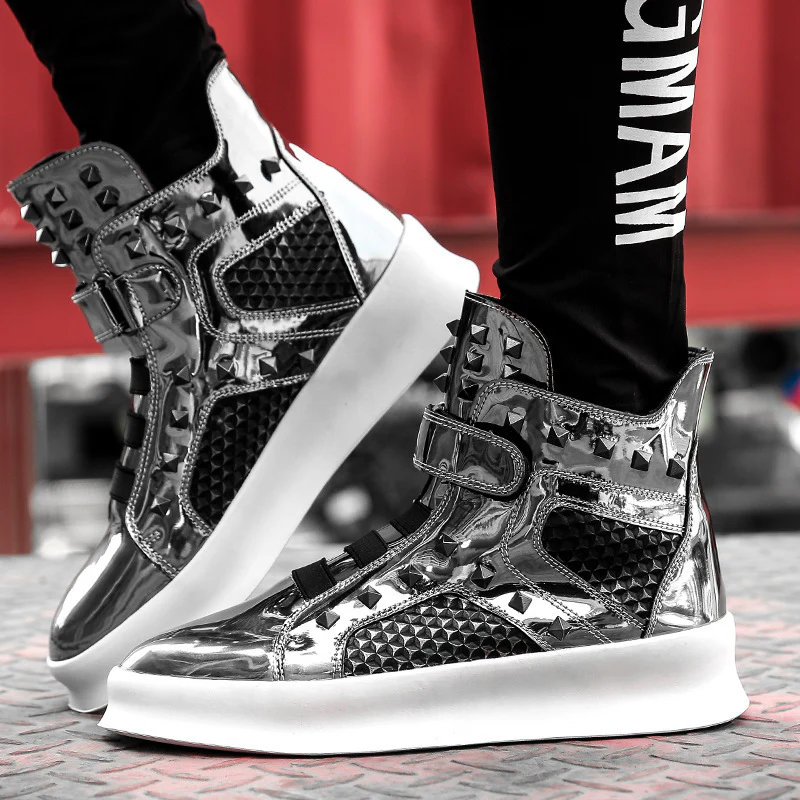 Damen High-Top Sneaker mit einzigartiger Netzstruktur und rutschfester Sohle Heidi Mode - Image 6