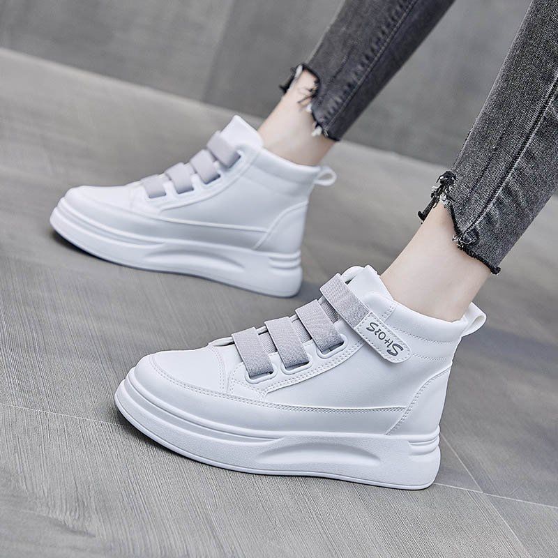 Damen High-Top Sneakers mit elastischem Klettverschluss und dämpfender Sohle Heidi Mode - Image 4