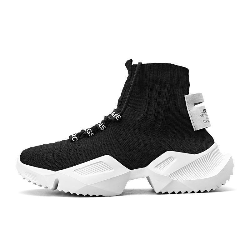 Damen High-Top Sneakers mit elastischem Strick und stylishem Design Heidi Mode - Image 6
