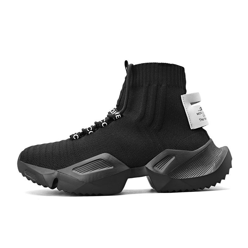 Damen High-Top Sneakers mit elastischem Strick und stylishem Design Heidi Mode - Image 7