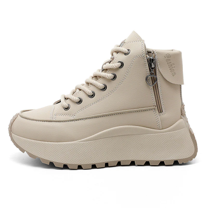Damen High-Top Sneakers mit elegantem Reißverschluss und dämpfender Laufsohle Heidi Mode - Image 5