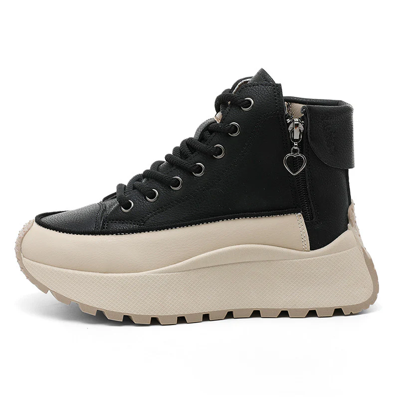 Damen High-Top Sneakers mit elegantem Reißverschluss und dämpfender Laufsohle Heidi Mode - Image 6