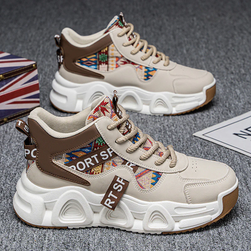 Damen High-Top Sneakers mit futuristischem Design und sportlicher Dämpfung Heidi Mode - Image 2