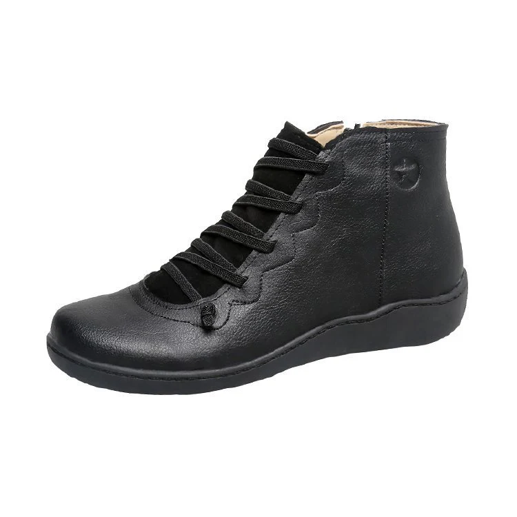 Damen High-Top Sneakers mit hochwertigem Leder und praktischen Reißverschluss Heidi Mode - Image 10