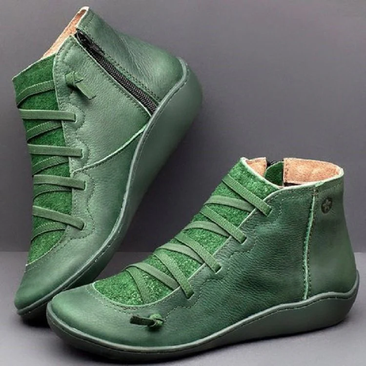 Damen High-Top Sneakers mit hochwertigem Leder und praktischen Reißverschluss Heidi Mode - Image 8
