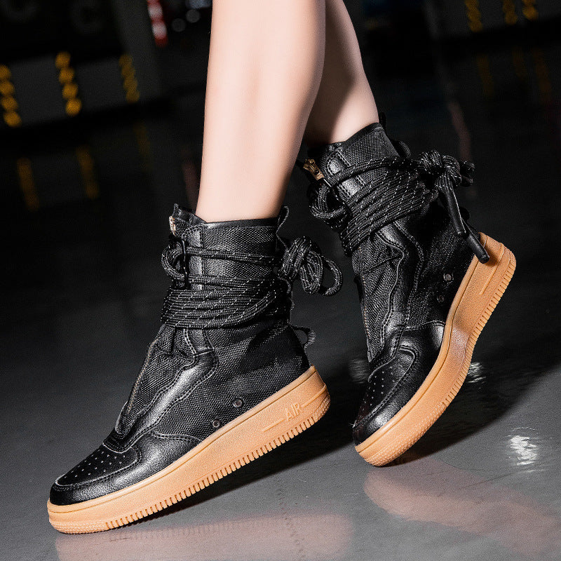 Damen High-Top Sneakers mit innovativem Schnürsystem und atmungsaktiver Netzstruktur Heidi Mode - Image 3