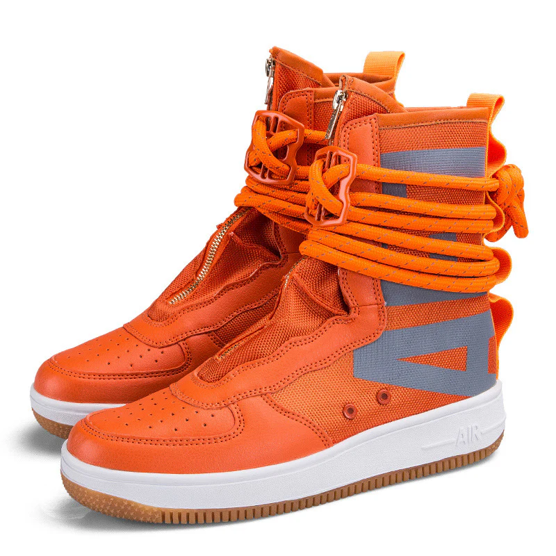 Damen High-Top Sneakers mit innovativem Schnürsystem und atmungsaktiver Netzstruktur Heidi Mode - Image 5