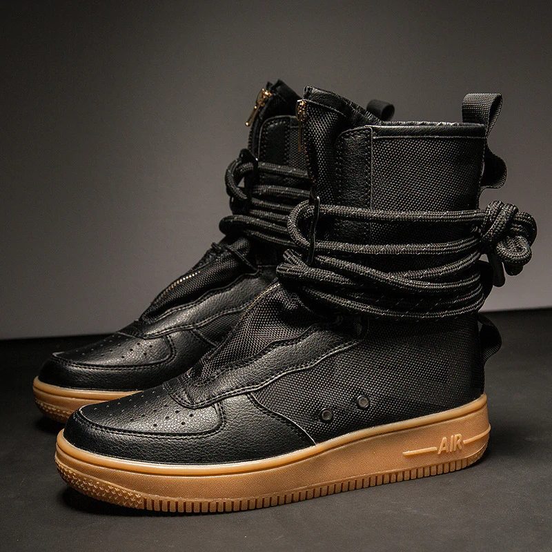 Damen High-Top Sneakers mit innovativem Schnürsystem und atmungsaktiver Netzstruktur Heidi Mode - Image 6