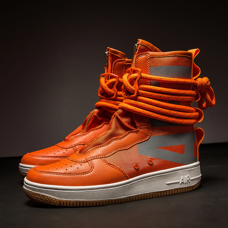 Damen High-Top Sneakers mit innovativem Schnürsystem und atmungsaktiver Netzstruktur Heidi Mode - Image 9