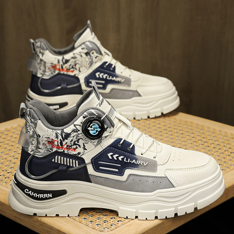 Damen High-Top Sneakers mit innovativem Schnürsystem und rutschfester Sohle Heidi Mode - Image 7