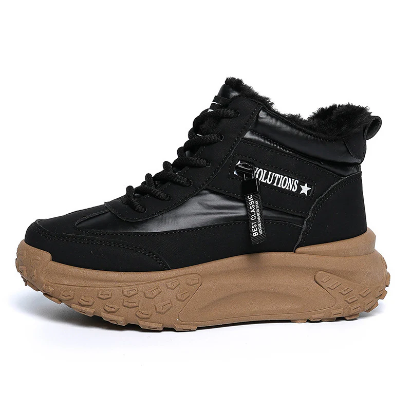 Damen High-Top Sneakers mit isolierendem Fleece-Futter und rutschfester Laufsohle Heidi Mode - Image 7
