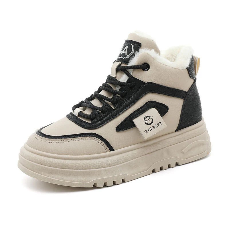 Damen High-Top Sneakers mit kuscheligem Fleece-Futter und rutschfester Sohle Heidi Mode - Image 5