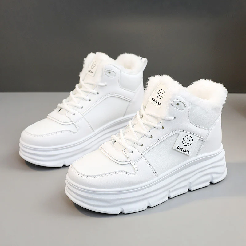 Damen High-Top Sneakers mit kuscheligem Innenfutter und dämpfender Sohle Heidi Mode - Image 8