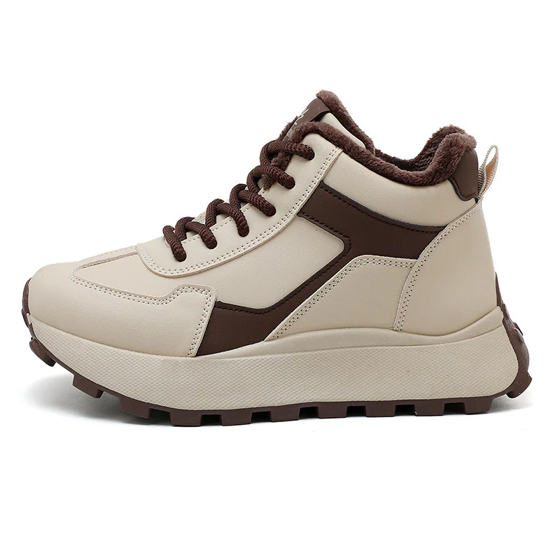 Damen High-Top Sneakers mit kuscheligem Innenfutter und robustem Profil Heidi Mode - Image 5
