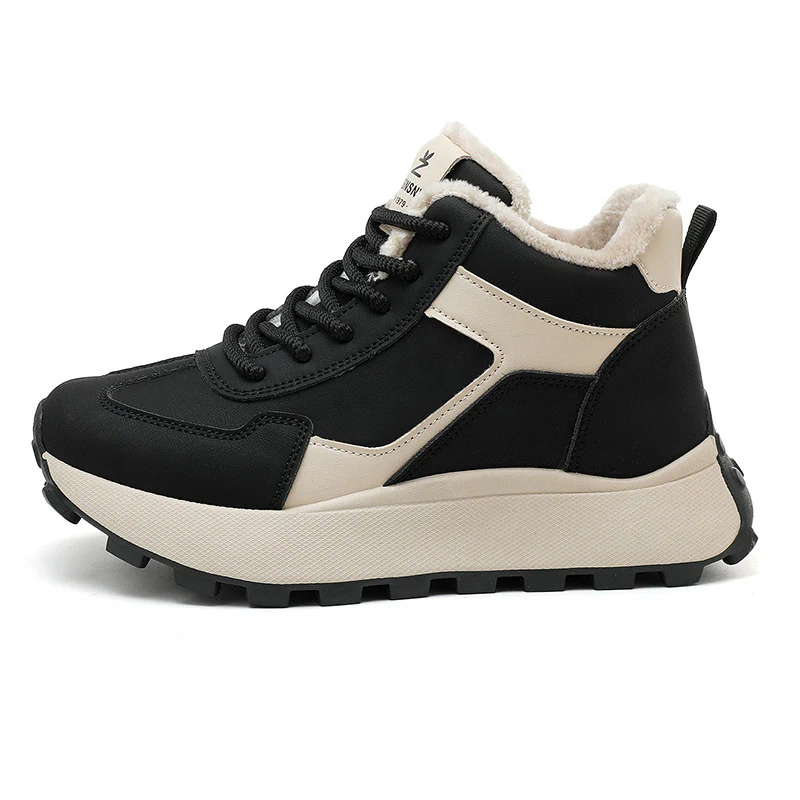 Damen High-Top Sneakers mit kuscheligem Innenfutter und robustem Profil Heidi Mode - Image 7