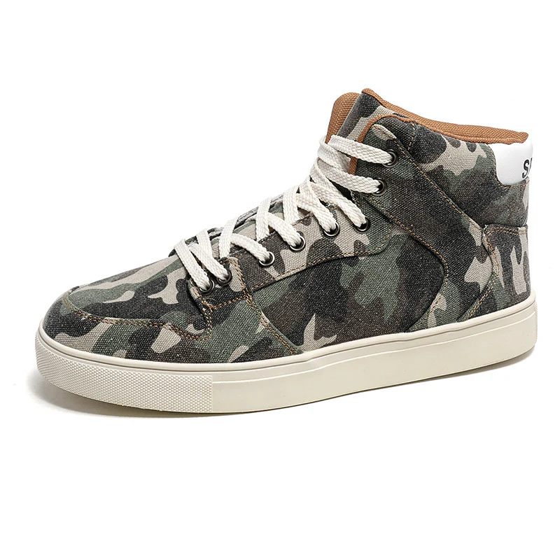 Damen High-Top Sneakers mit modernem Camouflage-Design und gepolsterter Knöchelstütze Heidi Mode - Image 5