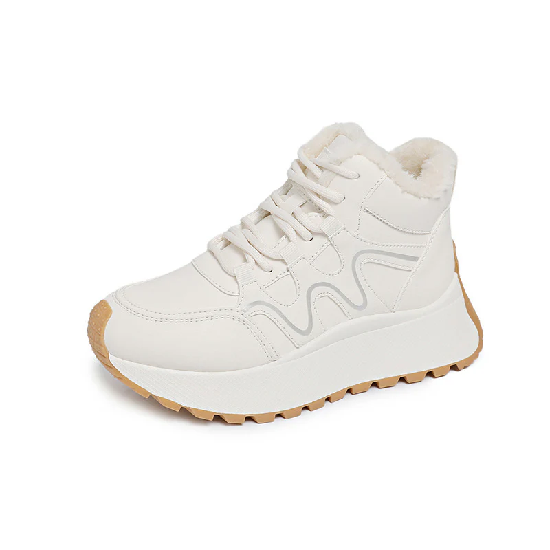 Damen High-Top Sneakers mit samtigem Innenfutter und rutschfester Sohle Heidi Mode - Image 5