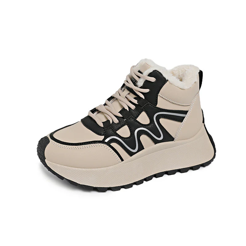 Damen High-Top Sneakers mit samtigem Innenfutter und rutschfester Sohle Heidi Mode - Image 8