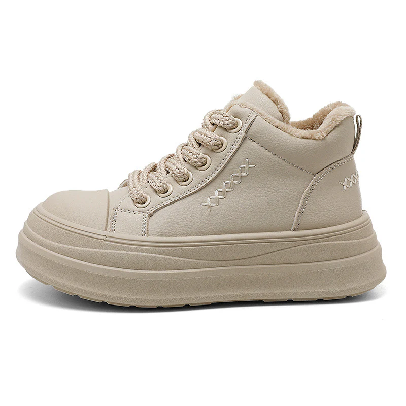 Damen High-Top Sneakers mit warmem Fleece-Innenfutter und rutschfester Laufsohle Heidi Mode - Image 5