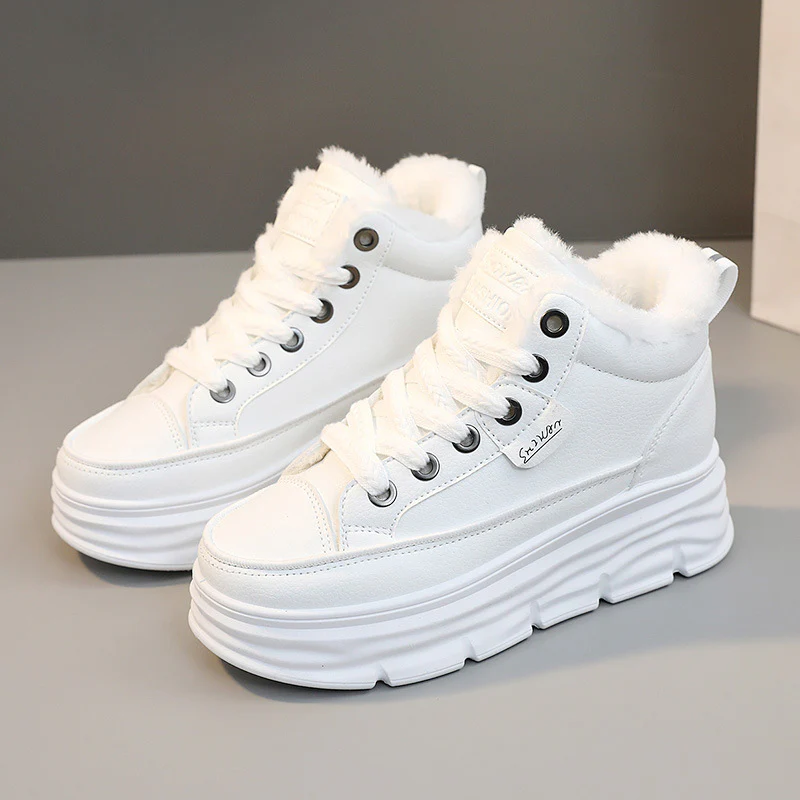 Damen High-Top Sneakers mit warmem Innenfutter und rutschfester Sohle Heidi Mode - Image 2