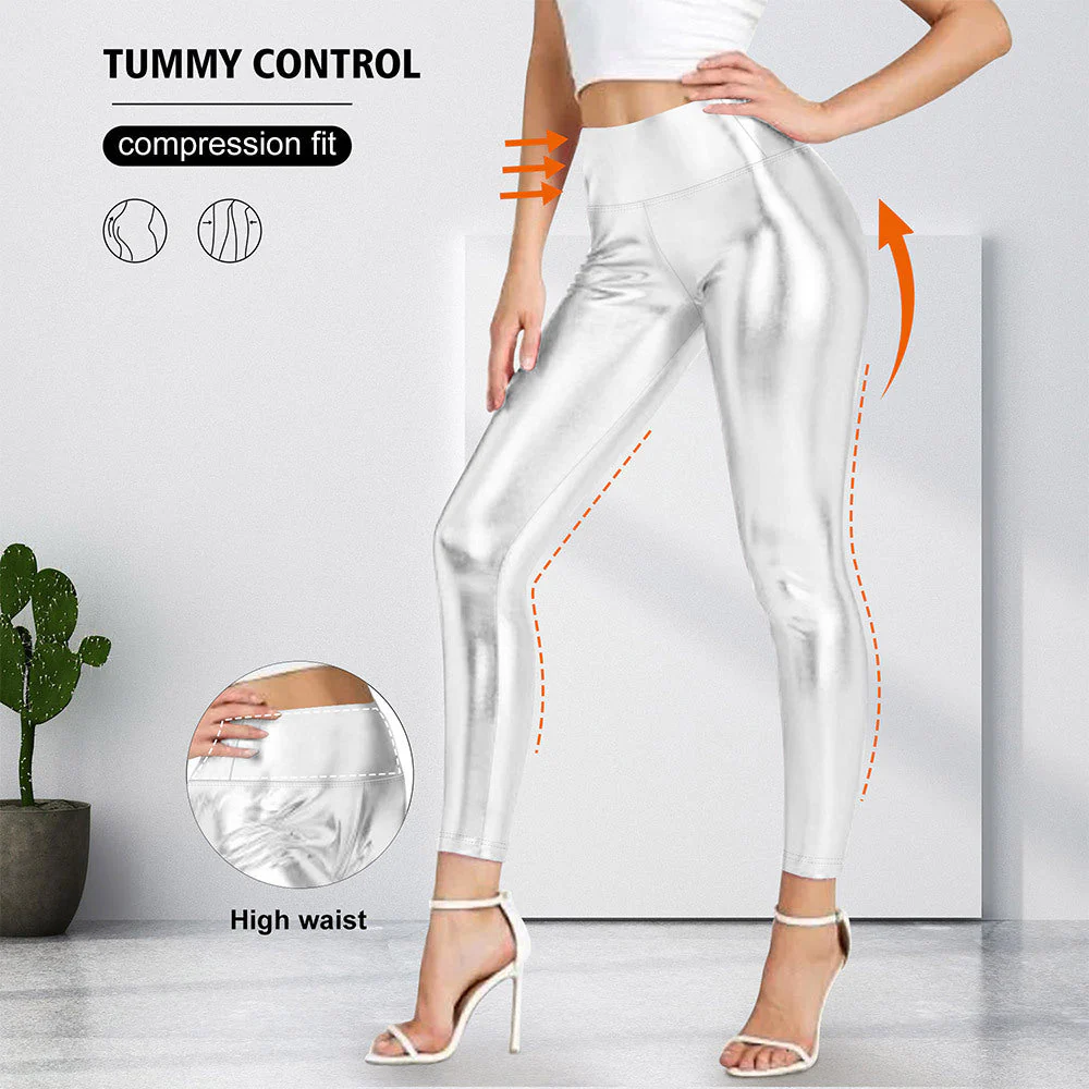 Damen High-Waist Leggings mit Bauchkontrolle Heidi-Mode - Image 2