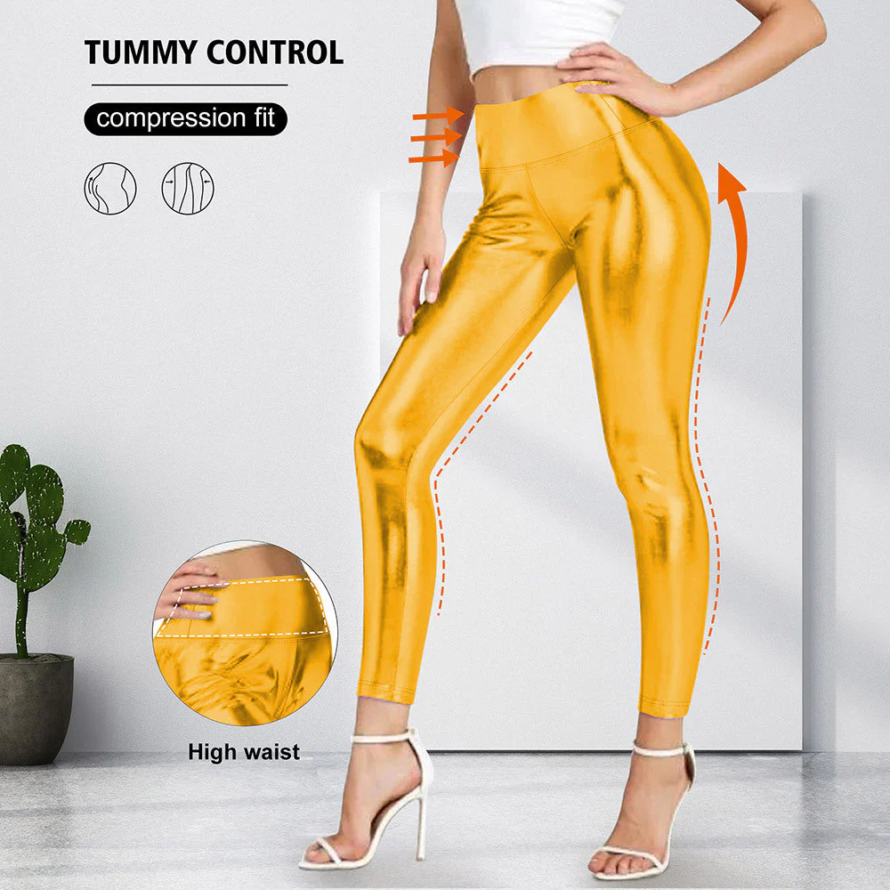 Damen High-Waist Leggings mit Bauchkontrolle Heidi-Mode - Image 8