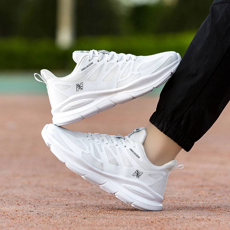 Damen Hochdämpfende Sport-Sneaker mit atmungsaktivem Mesh-Obermaterial Heidi Mode - Image 2