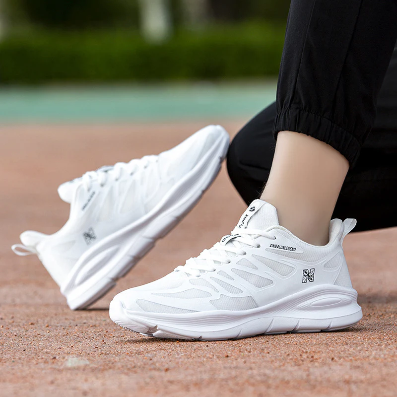 Damen Hochdämpfende Sport-Sneaker mit atmungsaktivem Mesh-Obermaterial Heidi Mode - Image 4