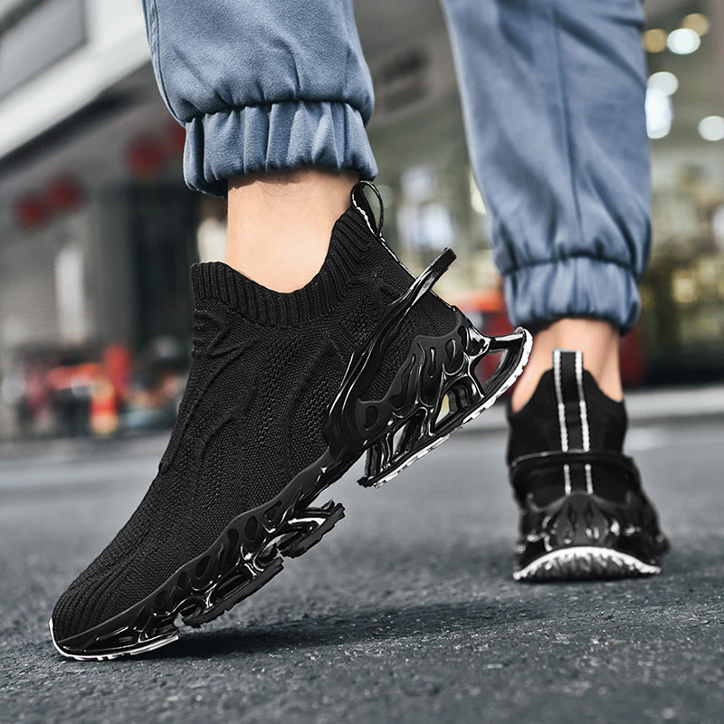 Damen hochentwickelte Sneaker mit nahtlosem Strick-Obermaterial und innovativem Sohlenprofil Heidi Mode - Image 3