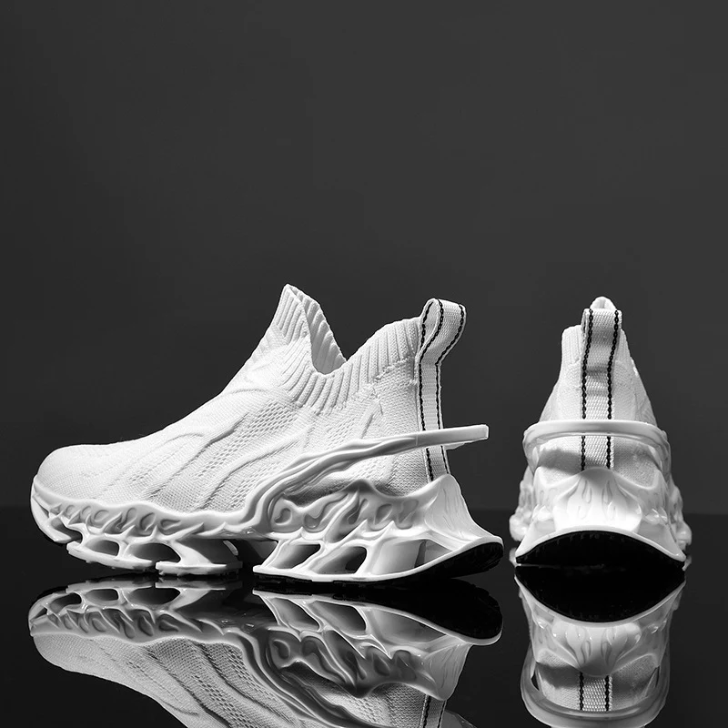 Damen hochentwickelte Sneaker mit nahtlosem Strick-Obermaterial und innovativem Sohlenprofil Heidi Mode - Image 7