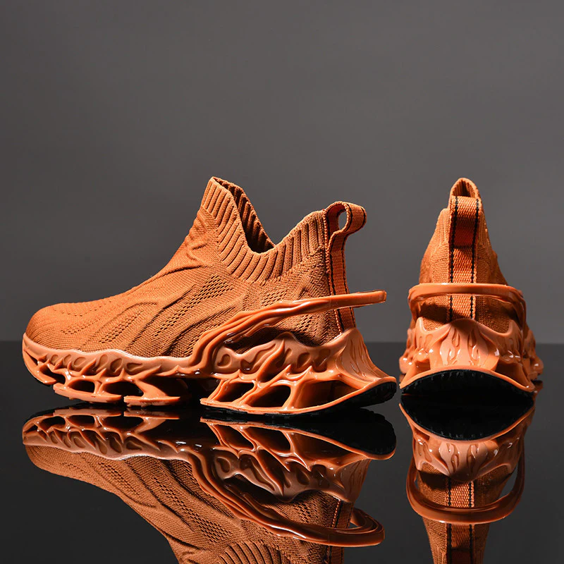 Damen hochentwickelte Sneaker mit nahtlosem Strick-Obermaterial und innovativem Sohlenprofil Heidi Mode - Image 8