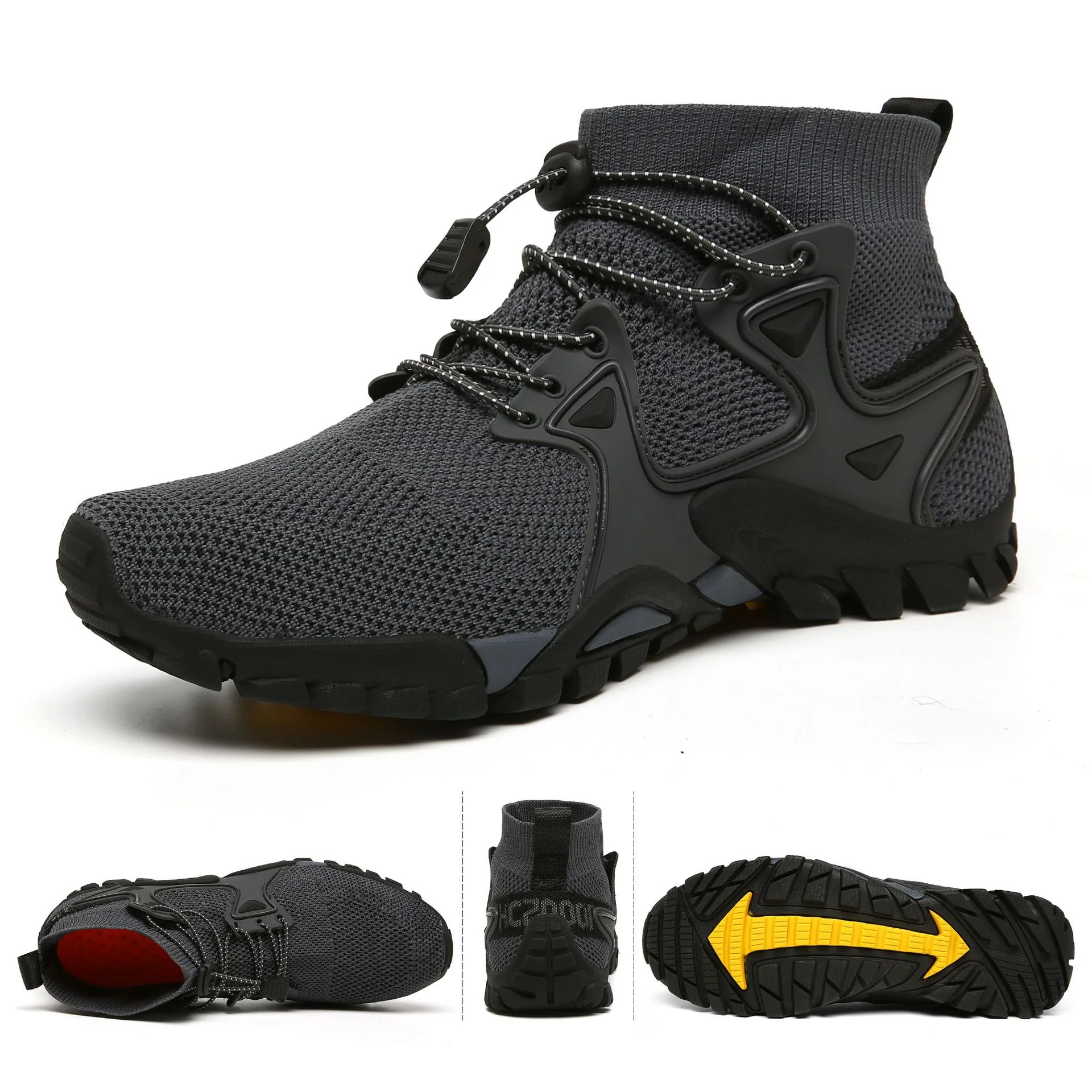 Damen Hochfunktionale Outdoor-Sneaker mit atmungsaktivem Obermaterial und rutschfester Sohle Heidi Mode - Image 3