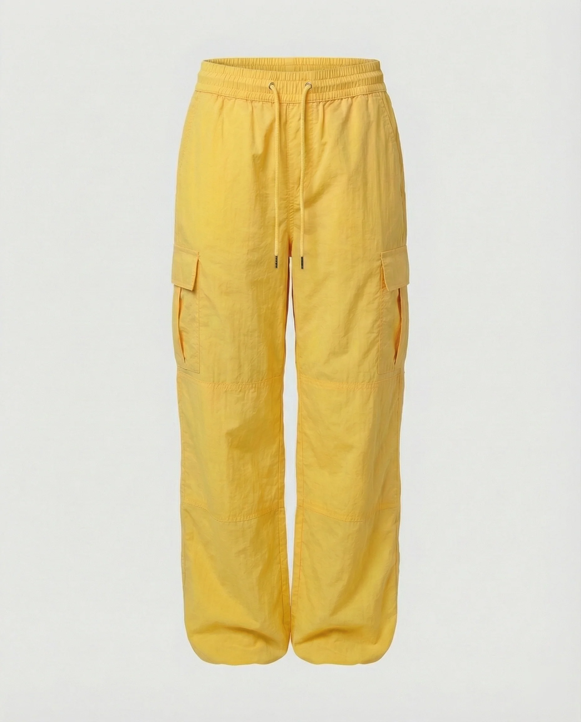 Damen hochgeschnittene Ballon-Cargohose mit Stufennähten, elastischem Tunnelzugbund und Beinweitenregulierung Heidi-Mode - Image 6