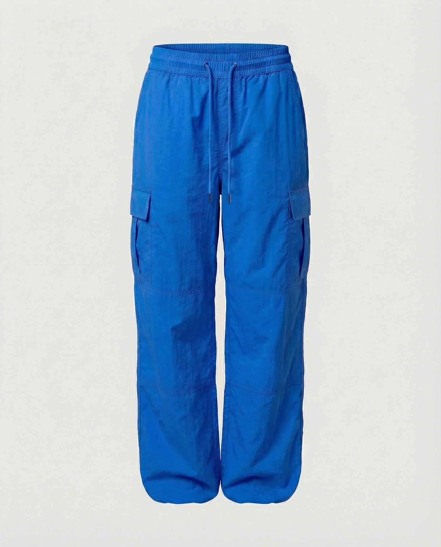 Damen hochgeschnittene Ballon-Cargohose mit Stufennähten, elastischem Tunnelzugbund und Beinweitenregulierung Heidi-Mode - Image 9