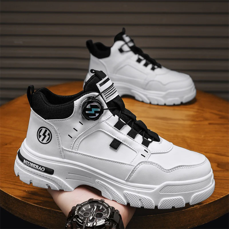 Damen Hochgeschnittene Sneakers mit rutschfester Sohle und atmungsaktivem Futter Heidi Mode - Image 7