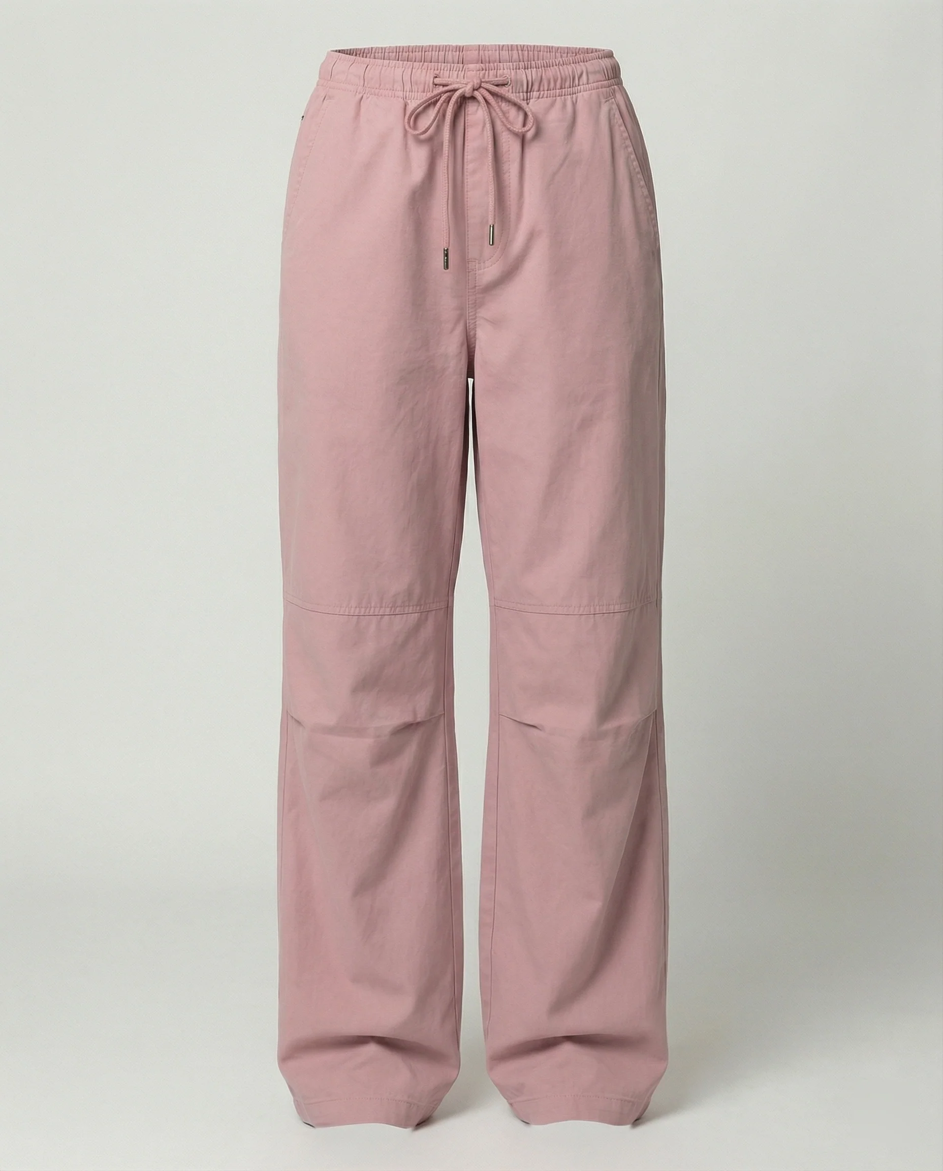 Damen hochgeschnittene weite Freizeithose mit Tunnelzugbund Kordelzügen und verstellbarem Beinabschluss Heidi-Mode - Image 3