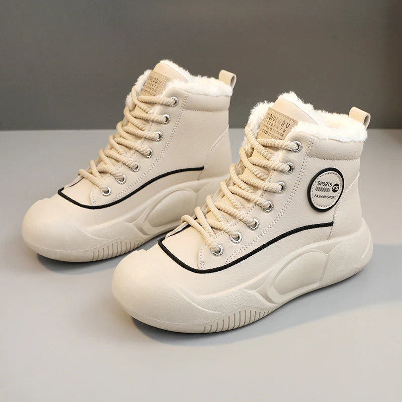 Damen Hochkomfortable Winter Sneakers mit isolierendem Fleece-Futter Heidi Mode - Image 6