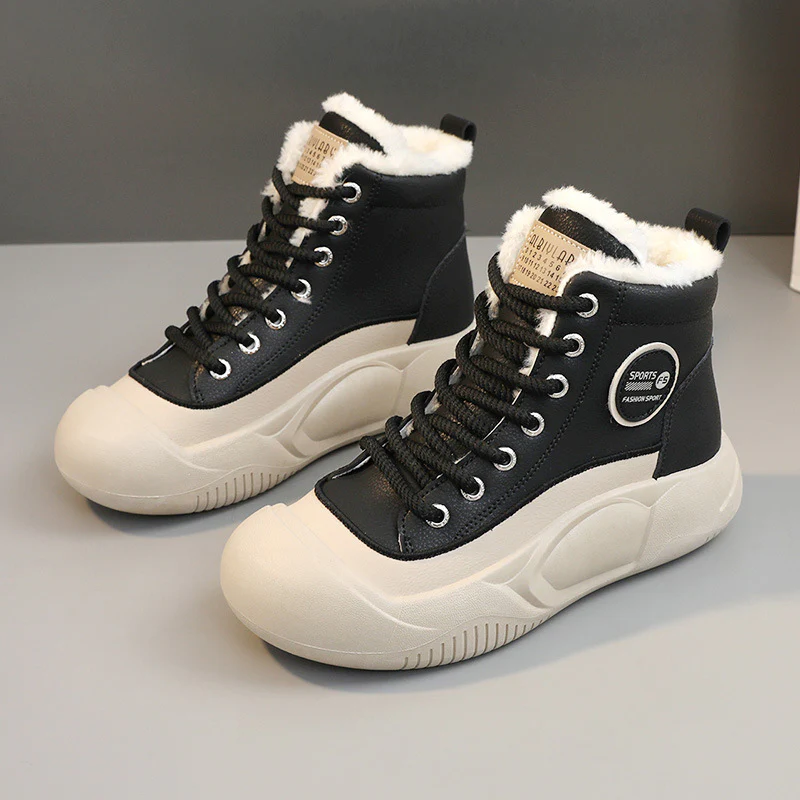 Damen Hochkomfortable Winter Sneakers mit isolierendem Fleece-Futter Heidi Mode - Image 7