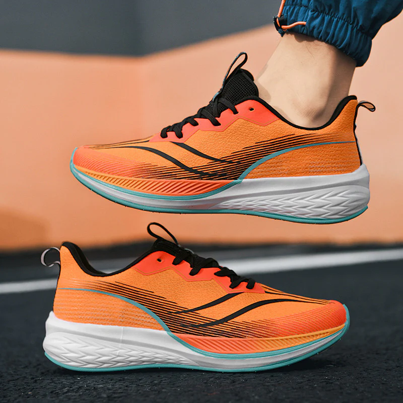 Damen Hochleistungs-Laufschuhe mit atmungsaktiver Strick-Oberfläche und reaktionsfreudiger Dämpfung Heidi Mode - Image 3